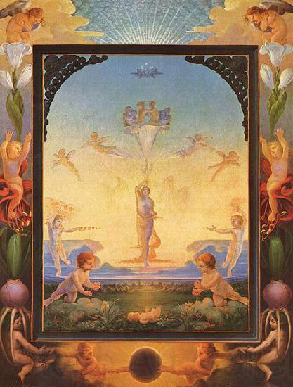Philipp Otto Runge The Morning Norge oil painting art